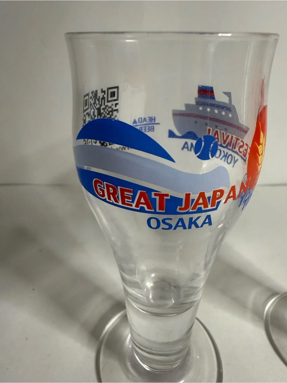 Tokyo Japan Beer Fes Festival Tasting Glasses Osaka Set Of 3